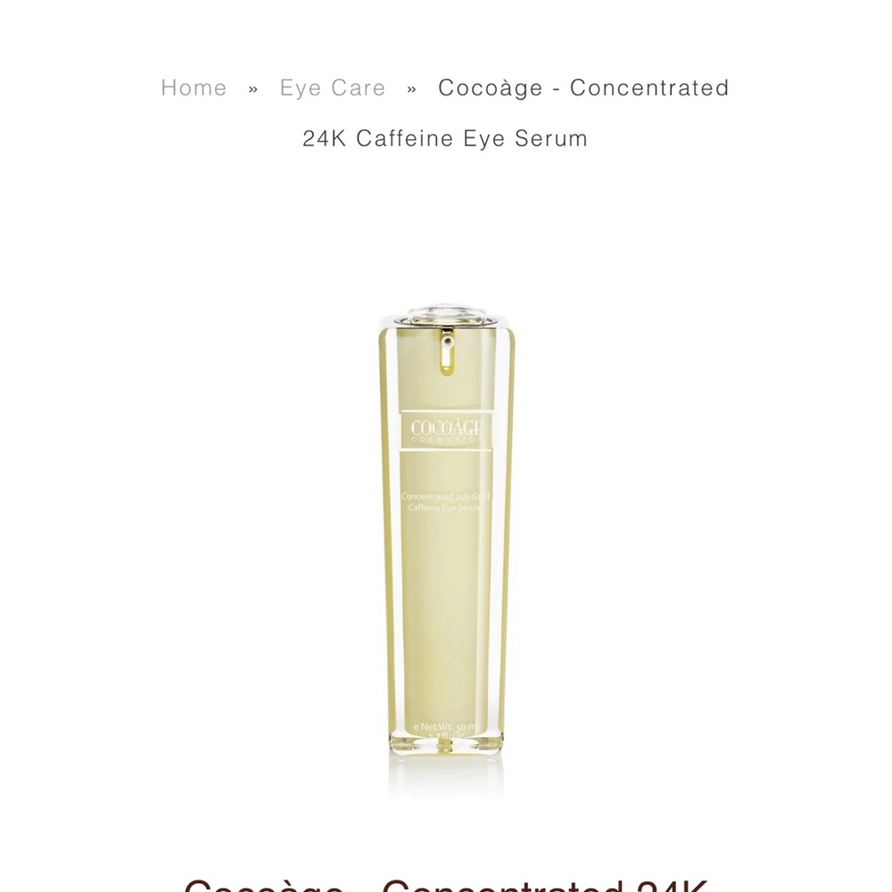 Gold Caffeine Eye Serum - Picture 3 of 3